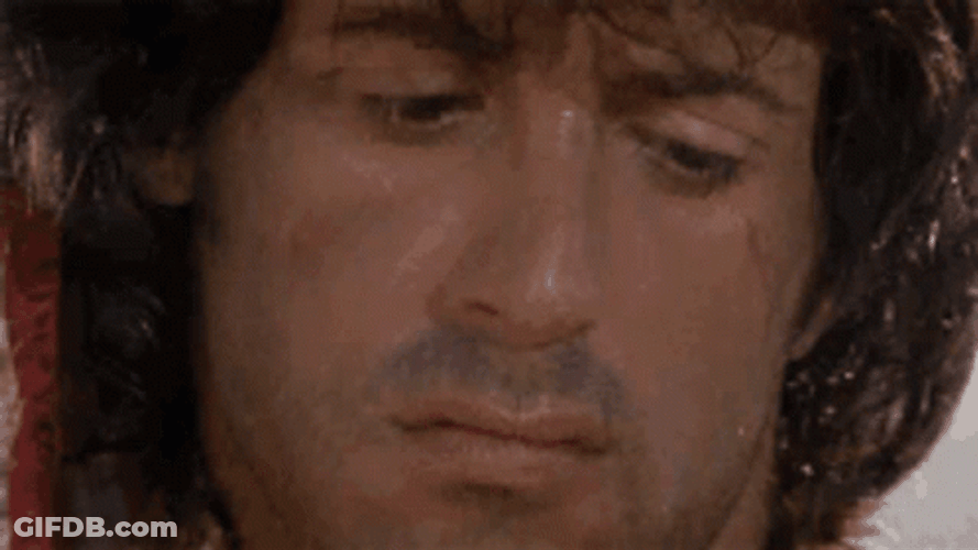 Rocky Face Close-Up GIF