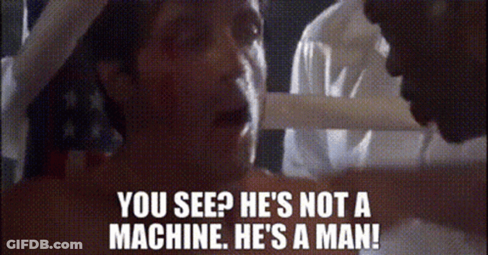 Rocky He's Not A Machine GIF