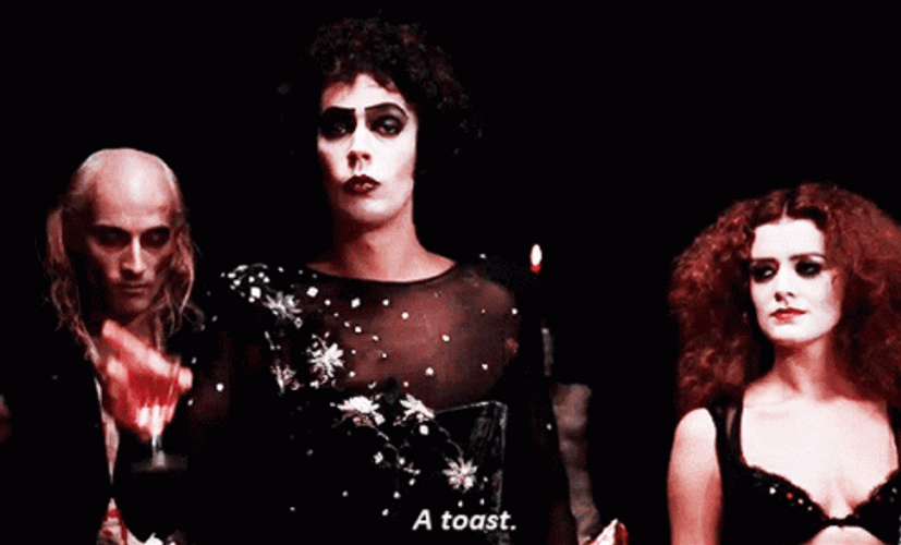 Rocky Horror Picture Show Meatloaf Cheers GIF