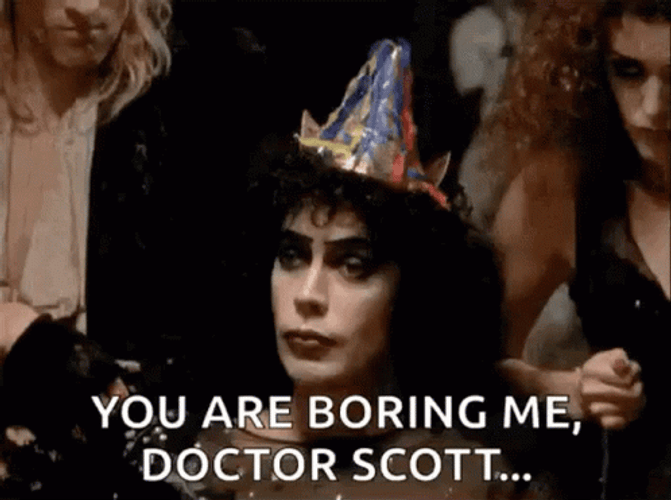 Rocky Horror Picture Show Meatloaf Party Hat GIF