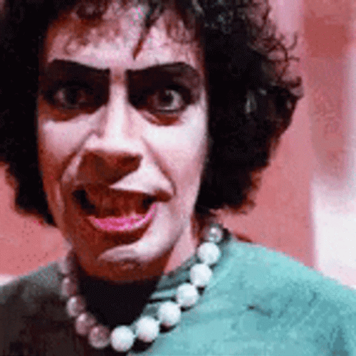 Rocky Horror Picture Show Meatloaf Piercing Eyes GIF