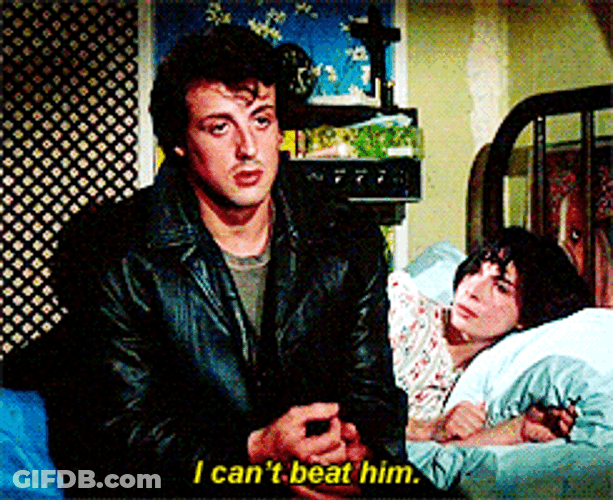 Rocky I Can't Beat Him GIF