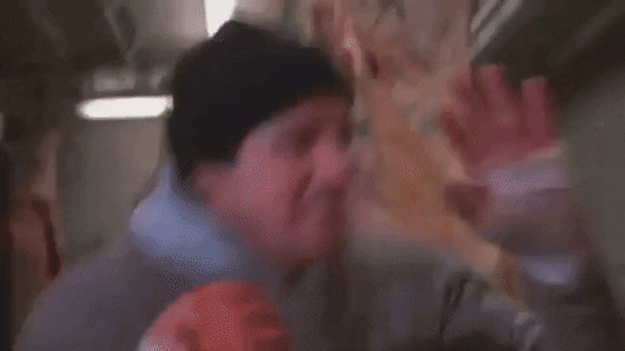 Rocky Keep Fighting Punch GIF