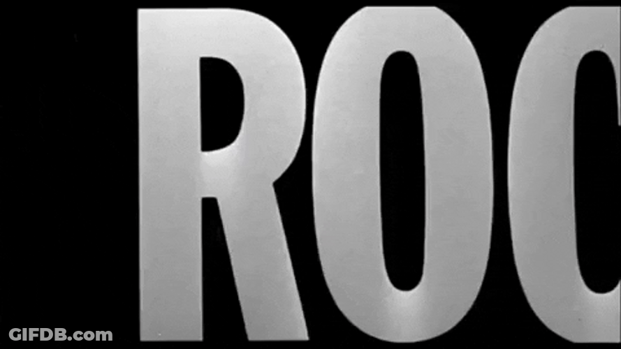 Rocky Name Letters Introduction GIF