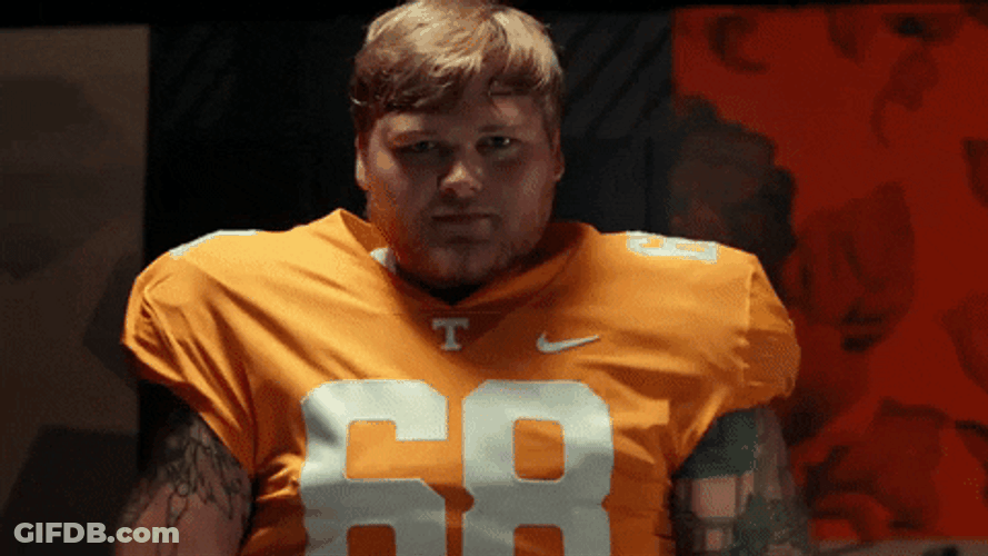 Rocky Top Player Pointing For Pose GIF