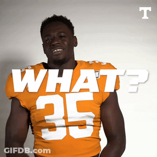 Rocky Top Player Saying What GIF