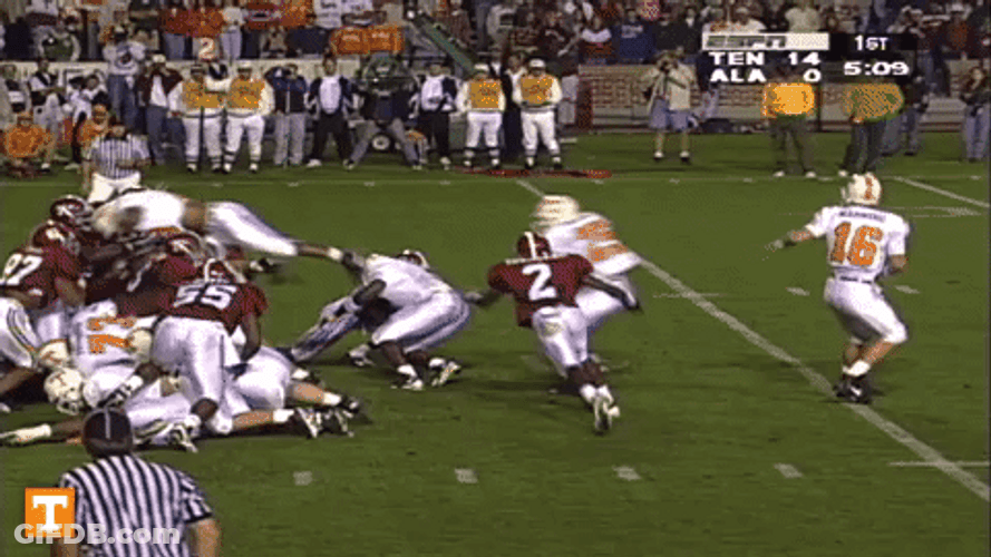 Rocky Top Player Score Touchdown GIF