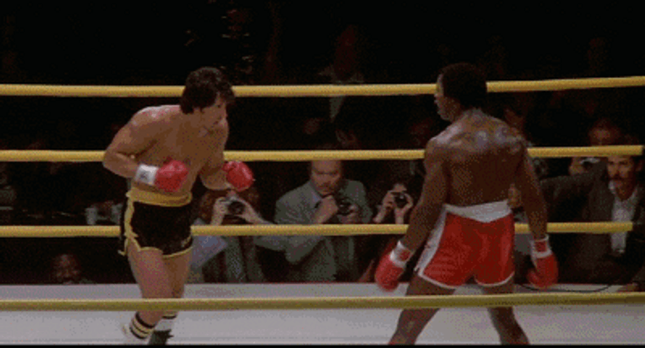 Rocky Vs Apollo Creed GIF