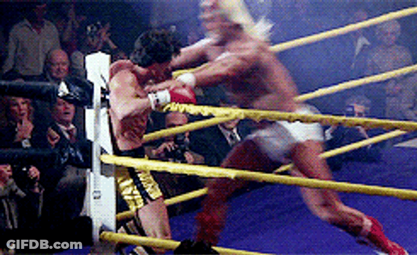 Rocky Vs Hulk Hogan GIF