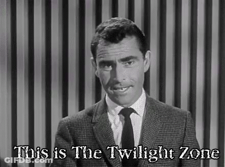 Rod Serling Twilight Zone Weird GIF