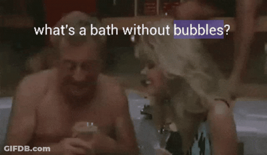 Rodney Dangerfield Bath Without Bubbles GIF