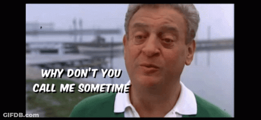 Rodney Dangerfield Says Call Me Sometime GIF