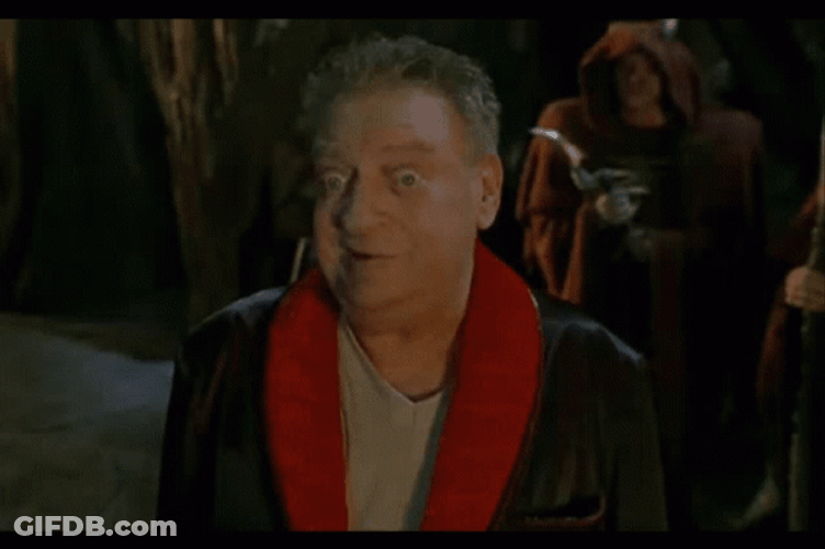 Rodney Dangerfield Scary Face GIF