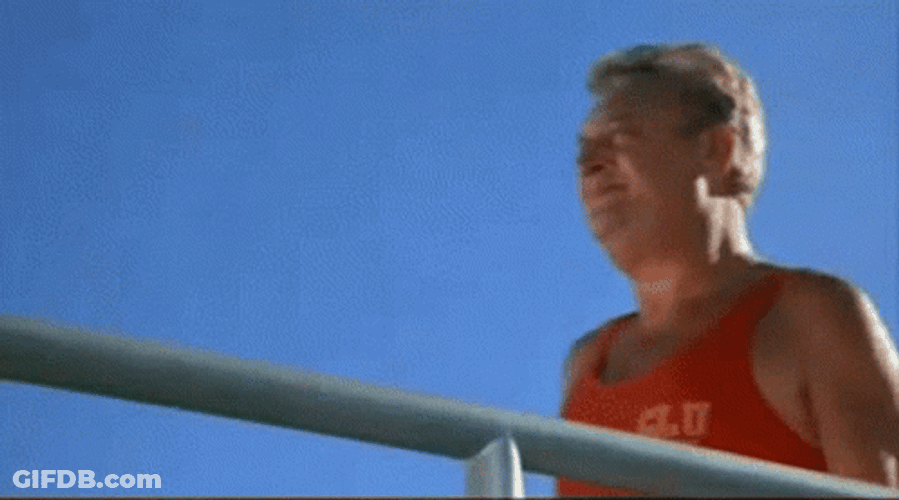 Rodney Dangerfield Warms Up GIF