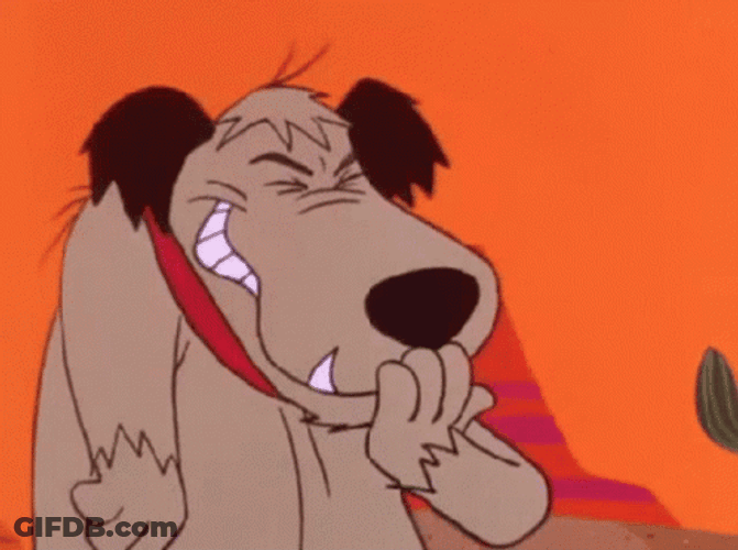Rofl Muttley Cartoon Character Dog GIF