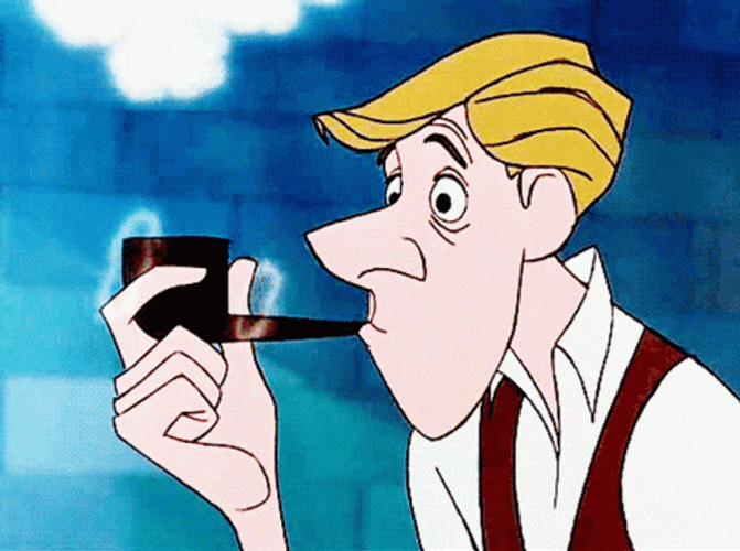 Roger 101 Dalmatians Smoking GIF