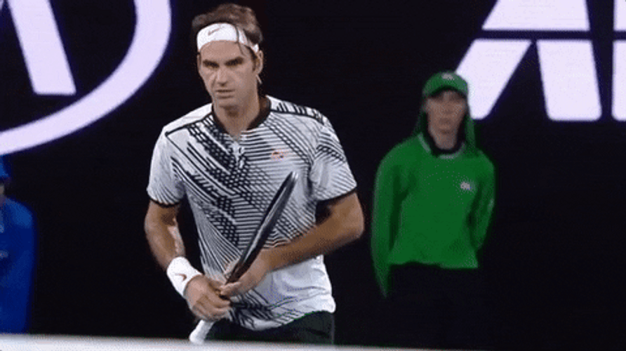 Roger Federer Cheering GIF