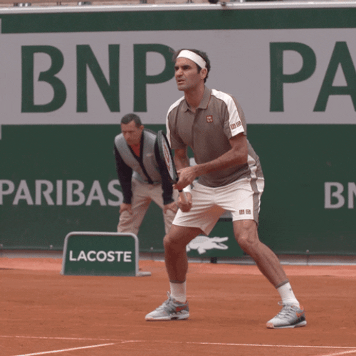Roger Federer Jumping Up And Down GIF