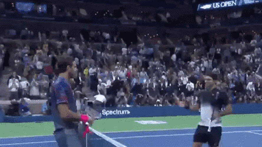 Roger Federer Shake Hands GIF