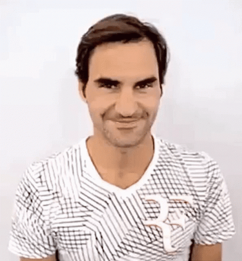 Roger Federer Shrugging GIF