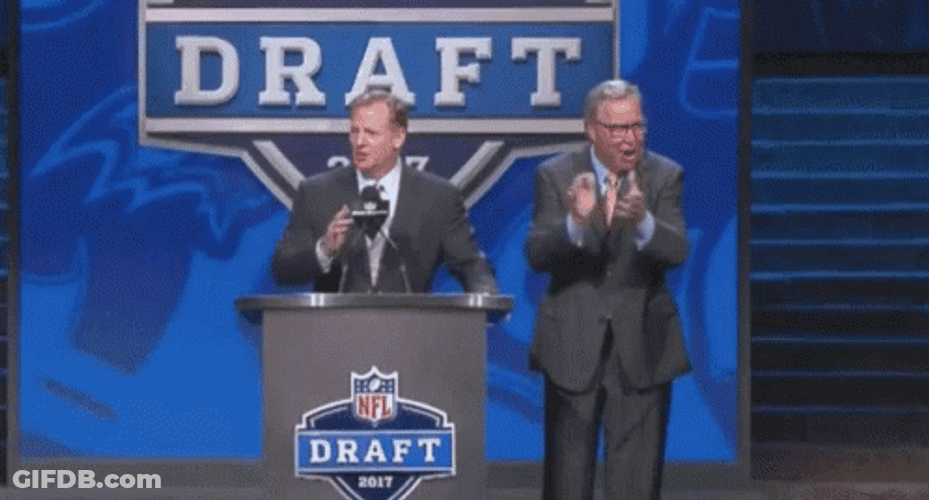 Roger Goodell Draft Day GIF