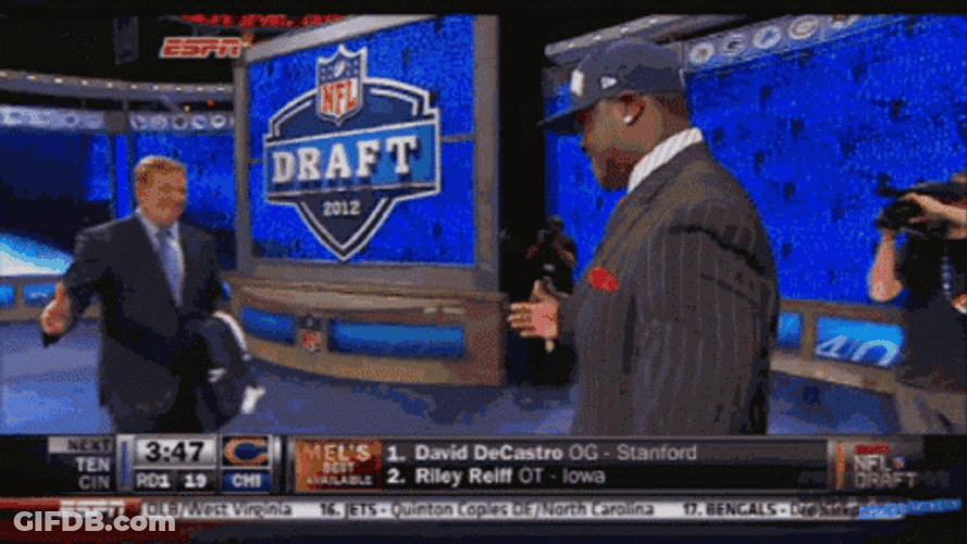 Roger Goodell Draft Day GIF
