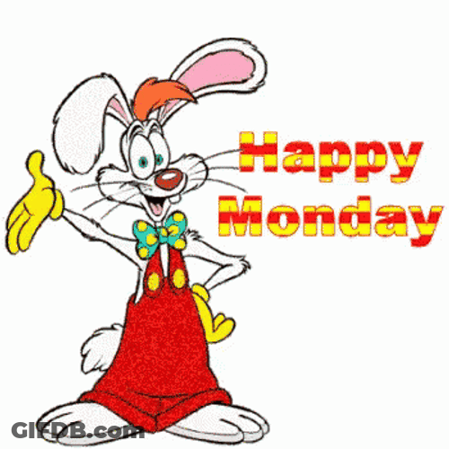 Roger Rabbit Animated Happy Monday GIF