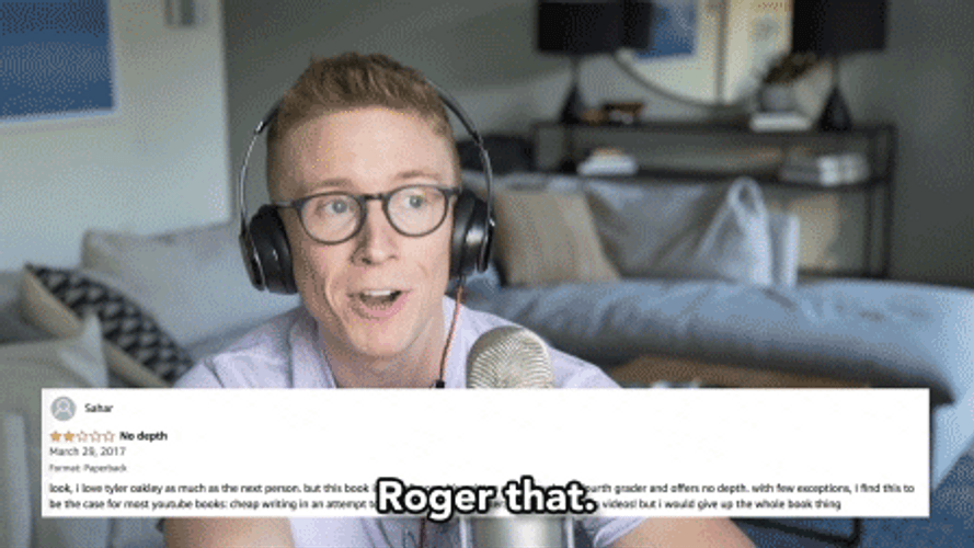 Roger Roger Tyler Oakley Vlog GIF