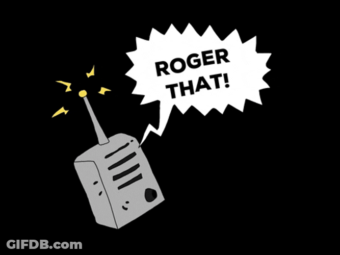 Roger That Radio Machine GIF