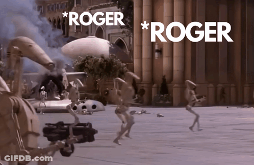 Roger That Text On Cartoon GIF