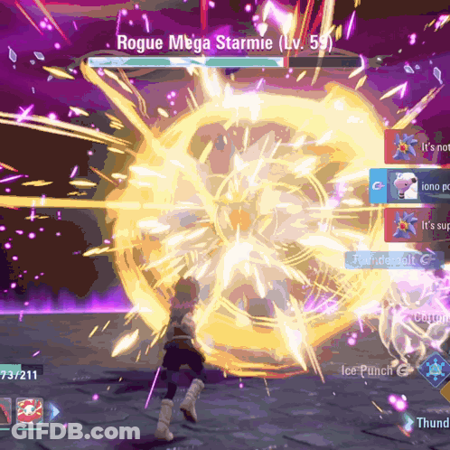 Rogue Mega Starmie In Lv.5 GIF