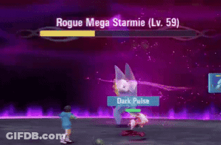 Rogue Mega Starmie Lv 59 Video Game Screen GIF