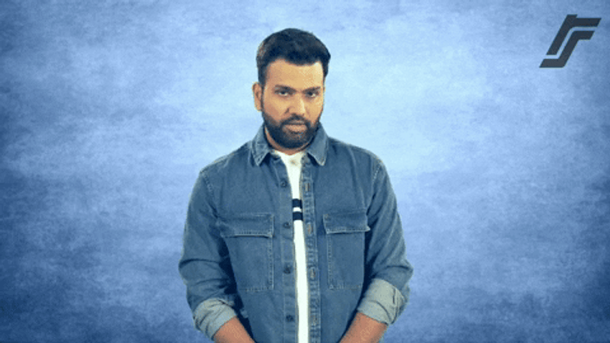 Rohit Sharma Brush Off Shoulder GIF