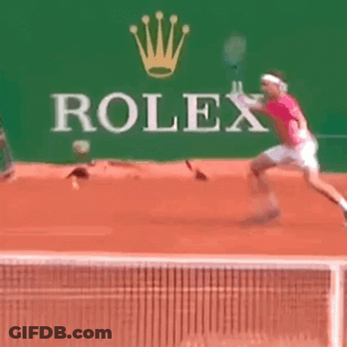 Rolex Logo Tennis Court Casper Ruud GIF