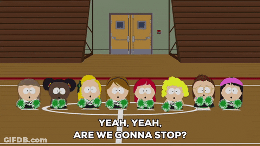 Roll Call Cheering Squad GIF