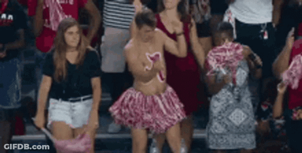 Roll Tide Cheering Squad GIF