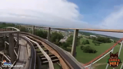 Roller Coaster Ride GIF