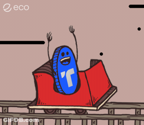 Roller Coaster With Coin Eco GIF