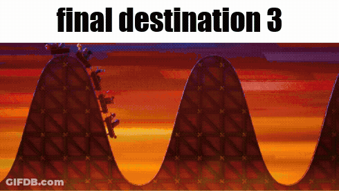 Roller Coaster With Final Destination 3 GIF