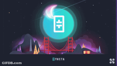 Roller Coaster With Theta Text GIF