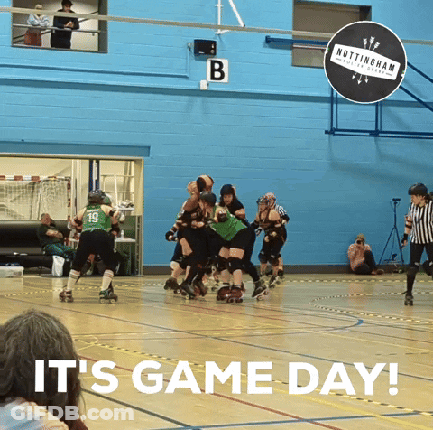 Roller Derby Players Saying It's Game Day GIF