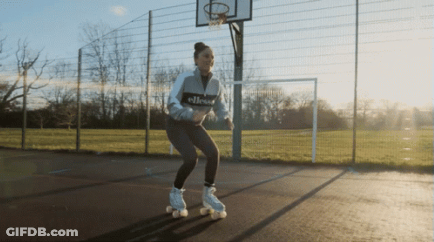 Roller Skating Exercise GIF