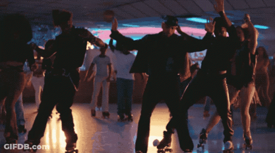 Roller Skating Party Together GIF
