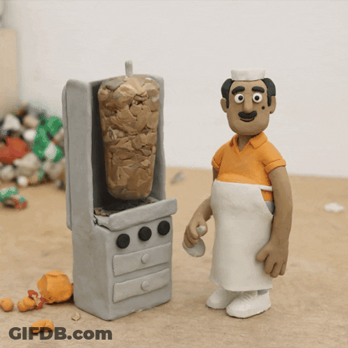 Rolling Animation Clay Smile GIF