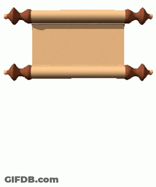 Rolling Blank Paper GIF