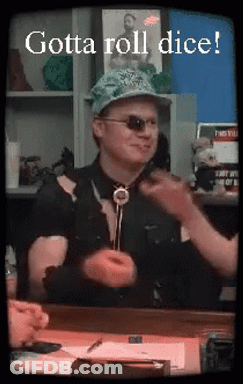 Rolling Dice Gotta Roll Dice Tom Lommel GIF