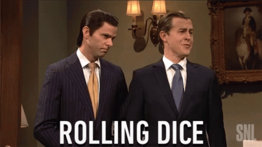 Rolling Dice Hand Gesture SNL GIF