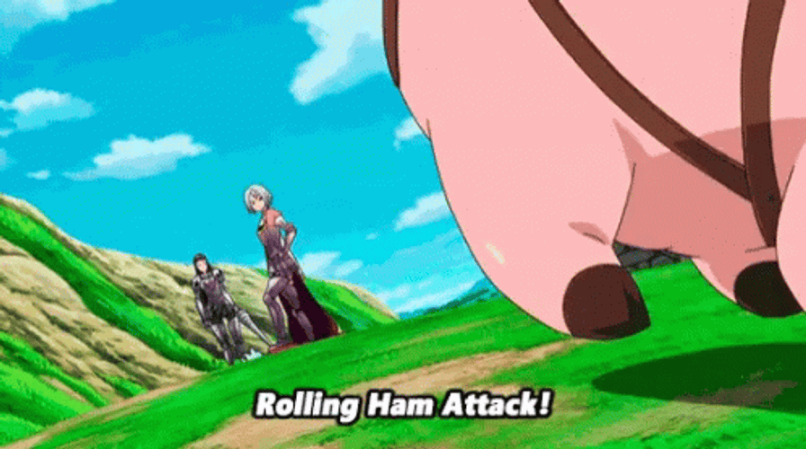 Rolling Ham Attack GIF