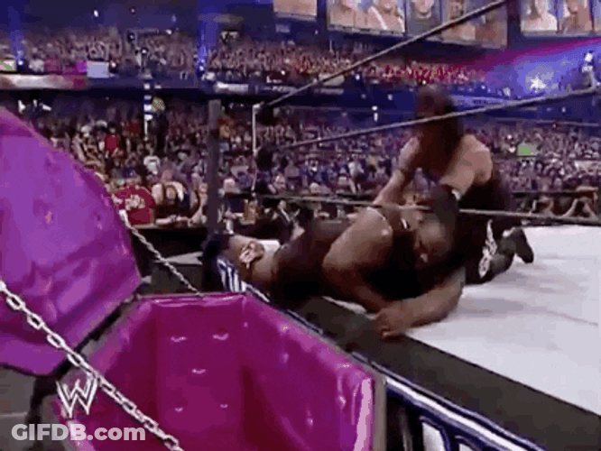 Rolling Inside Coffin The Undertaker Wrestlemania GIF