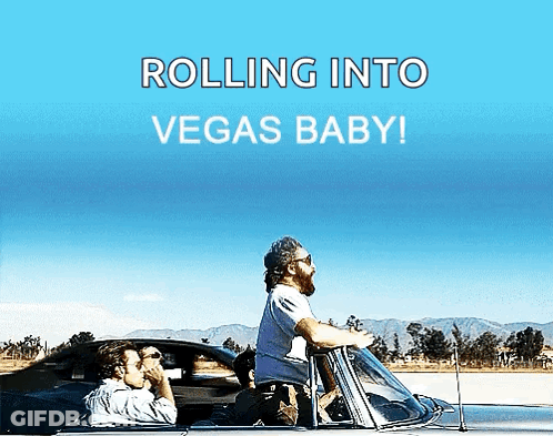 Rolling Into Vegas Baby GIF